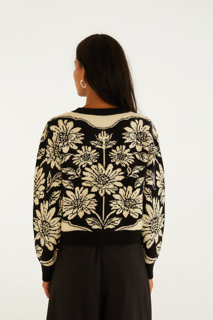 Cardigan Curto Tricot Maria Lia