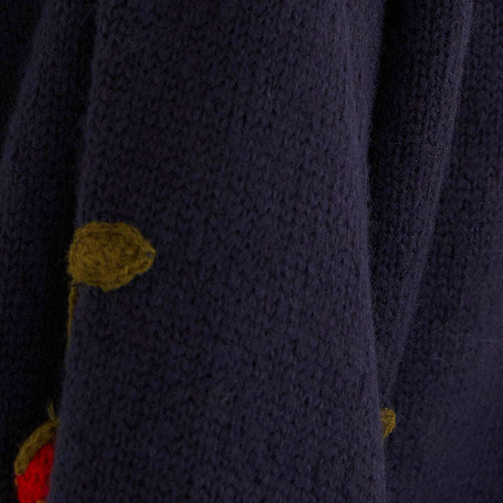 Cardigan Tricot Artesanal Morango