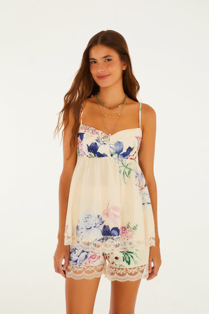 Blusa Estampada Floral Luma
