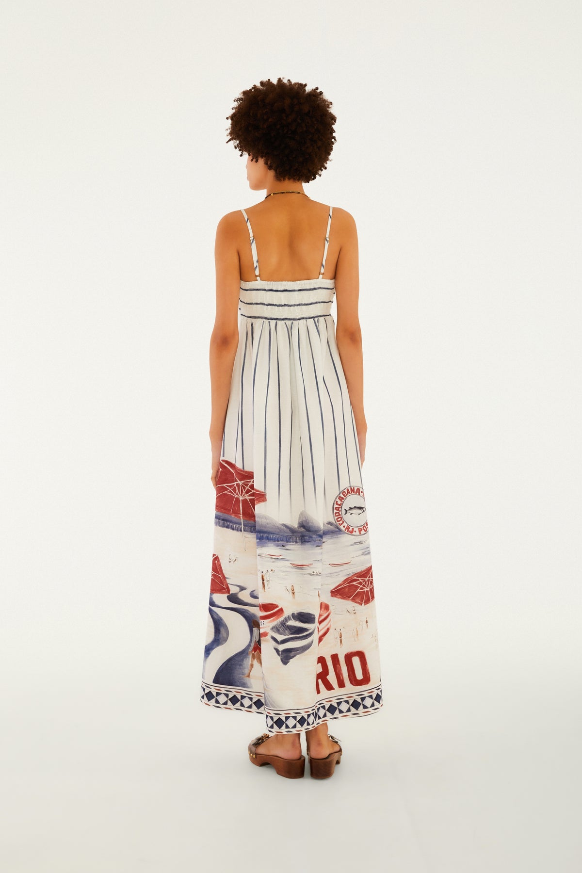 Vestido Cropped Tirantes Estampado Posto 6