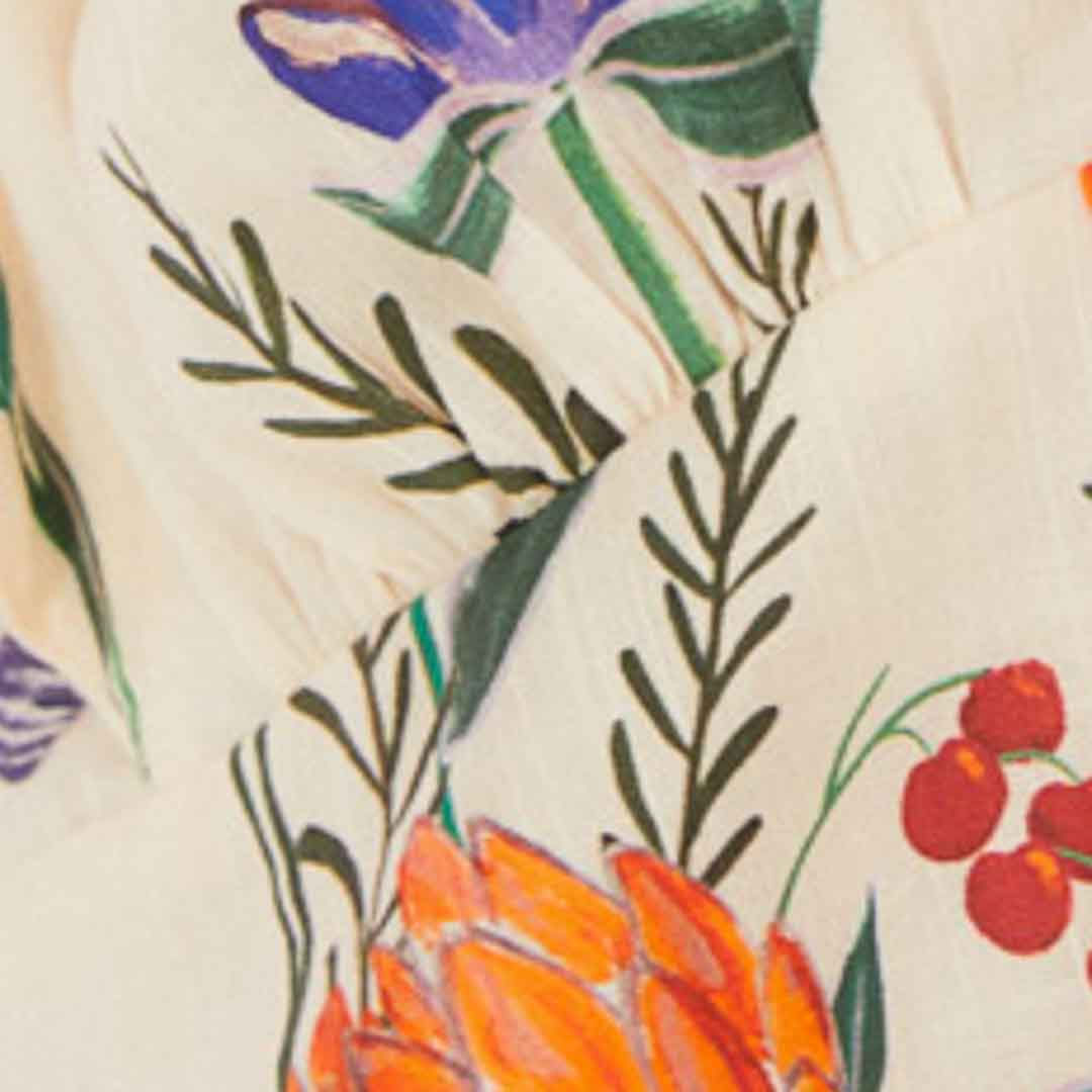 Blusa Estampada Feira de Legumes