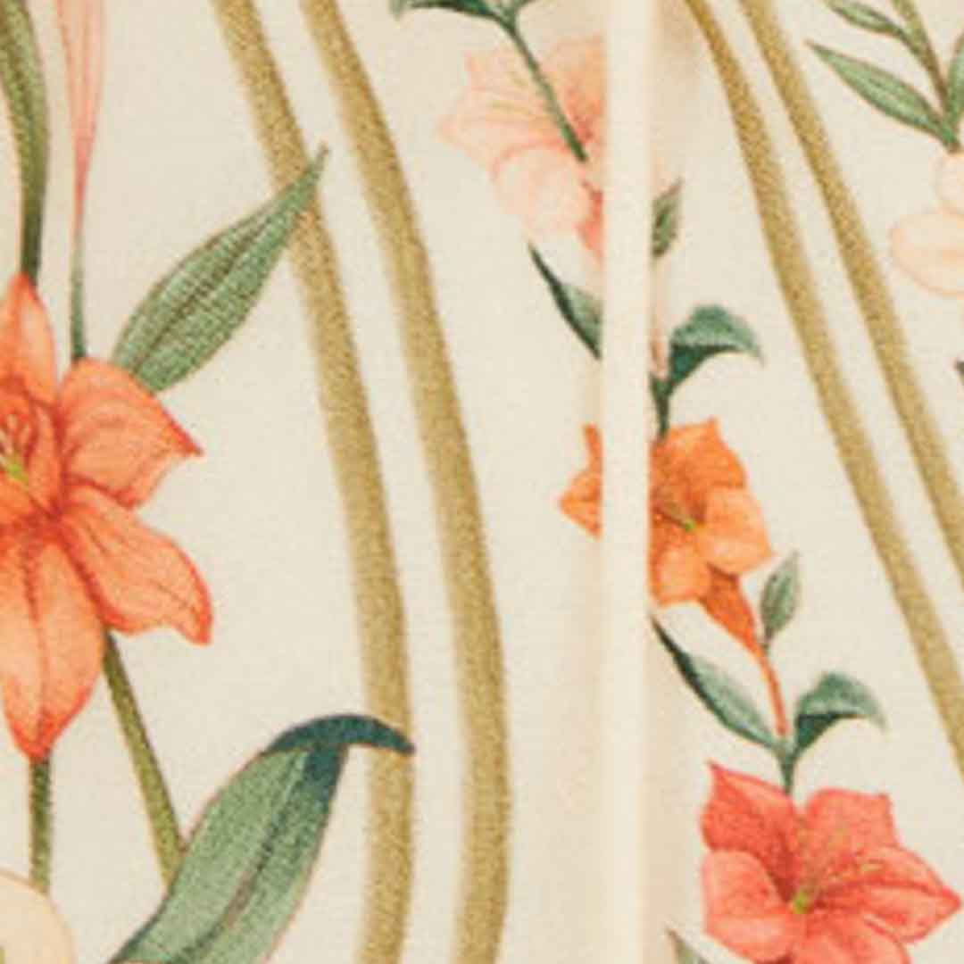 Bata Estampada Recanto de Flor