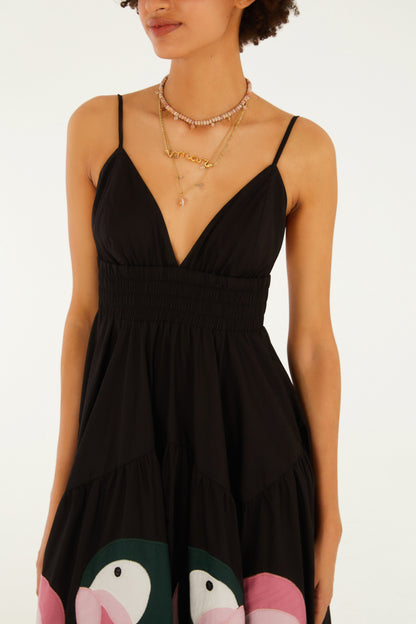Vestido Cutwork Arara de Flor