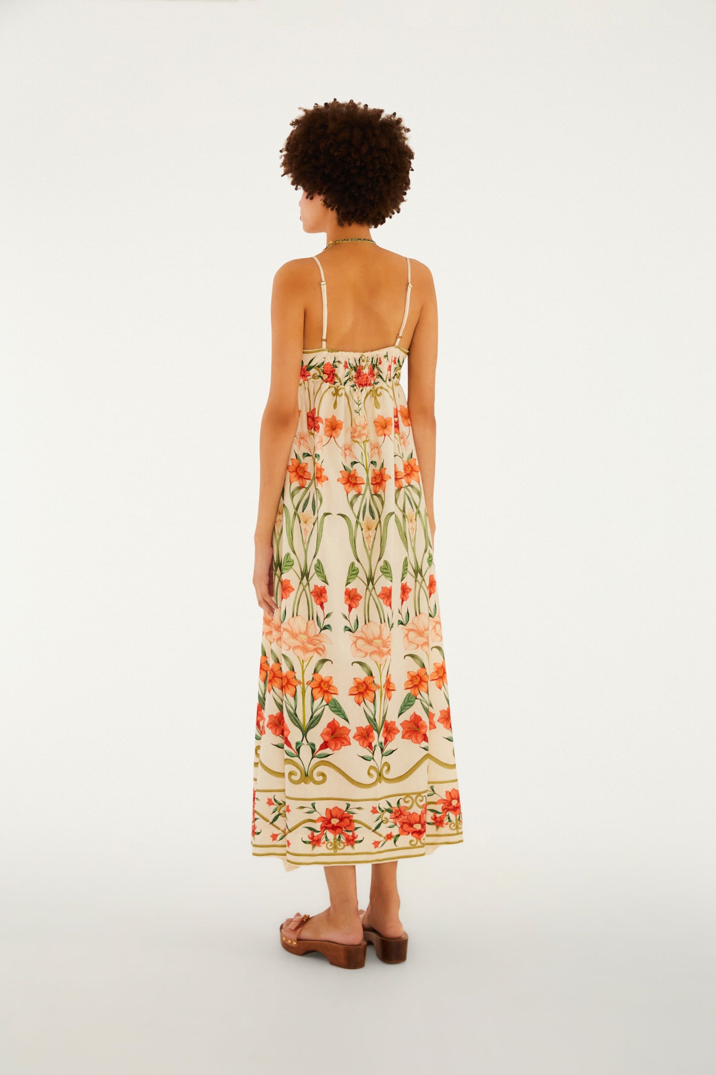 Vestido Cropped Estampado Recanto de Flor