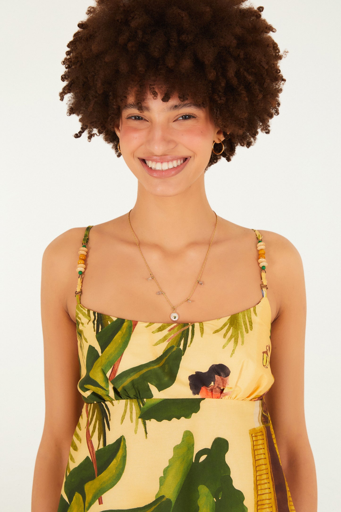 Blusa Estampada Café da Tarde