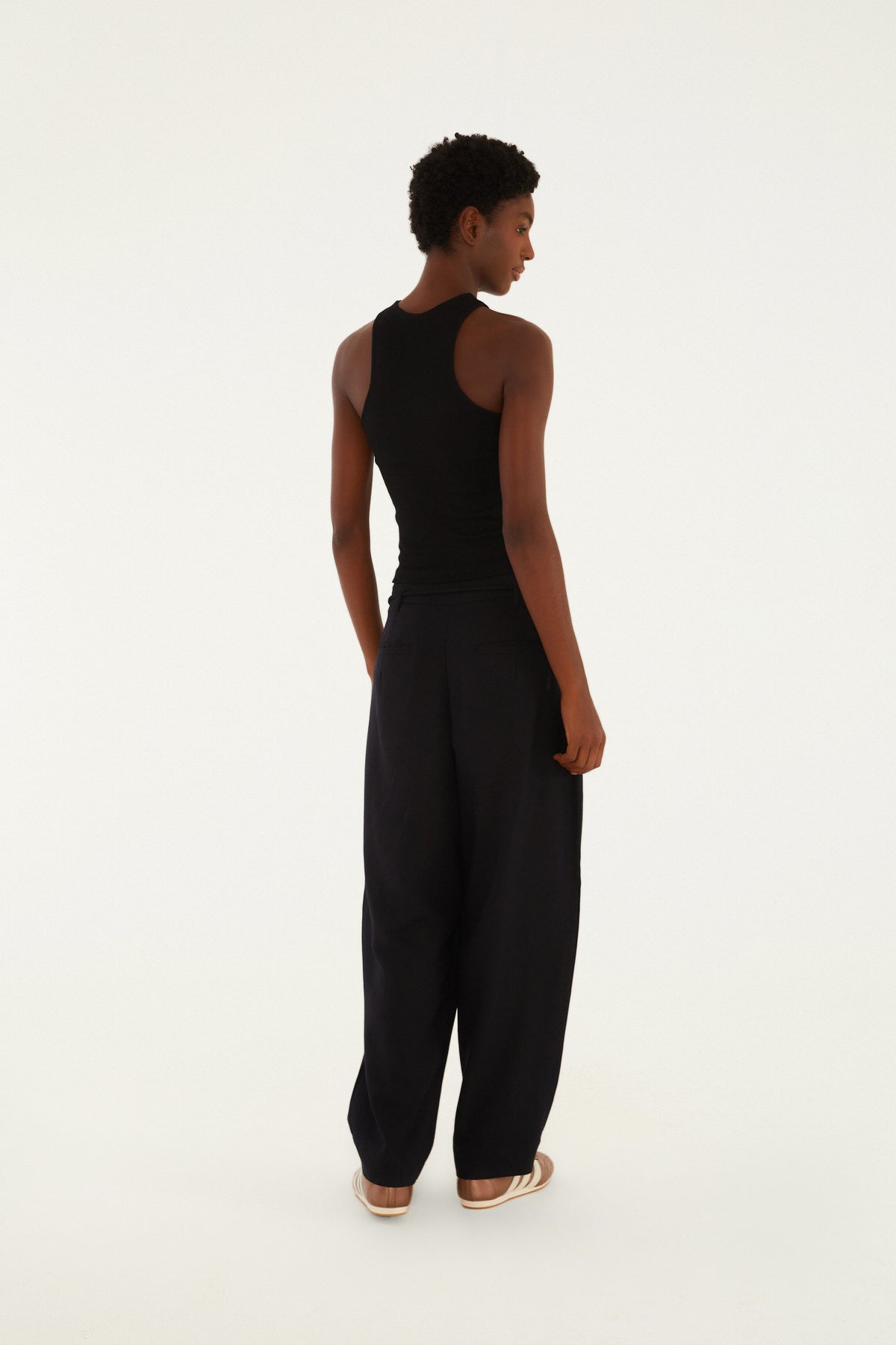 Pantalón Clochard Lino Negro