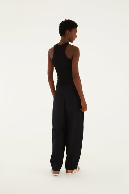 Pantalón Clochard Lino Negro
