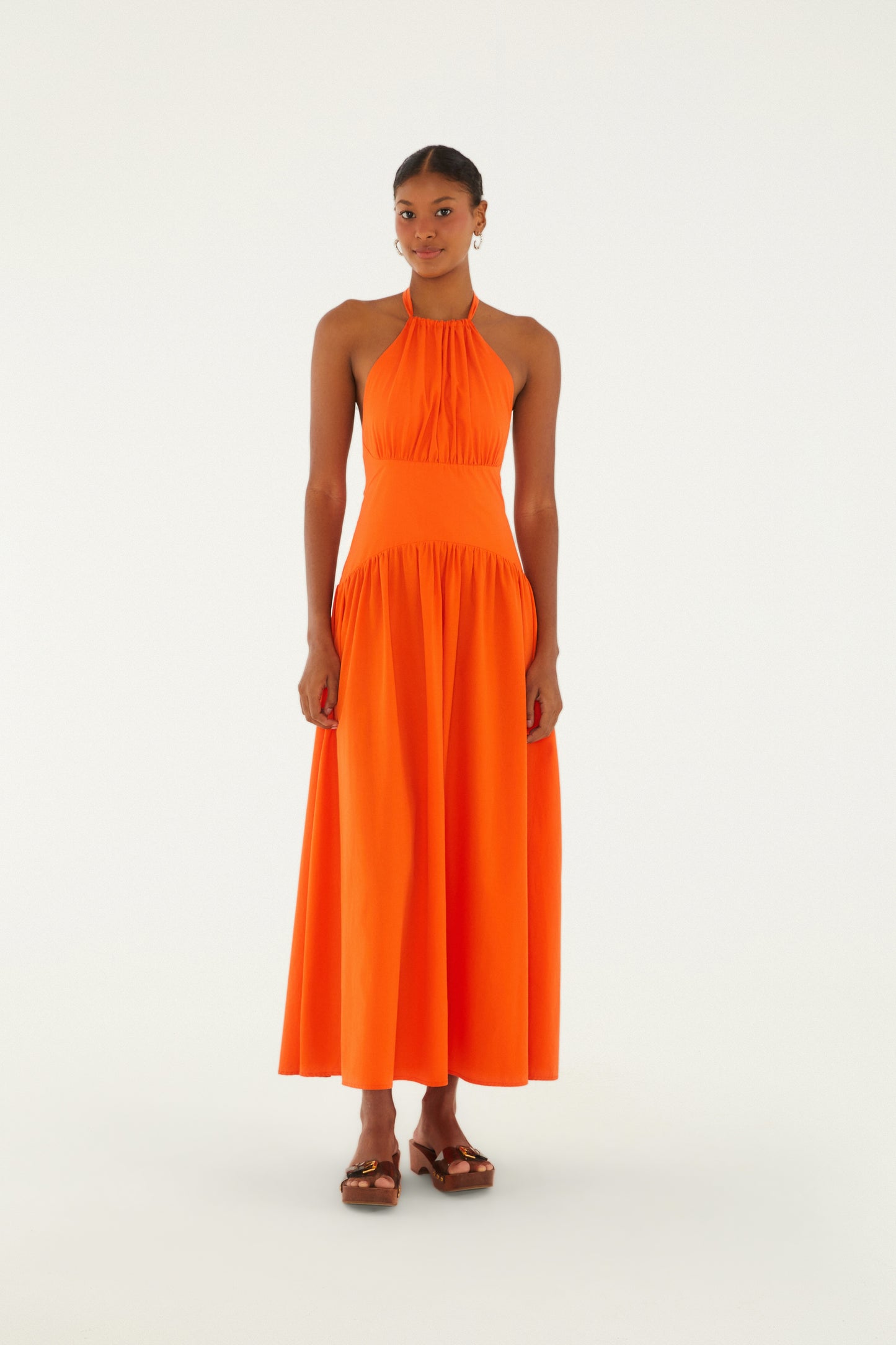 Vestido Halter Midi
