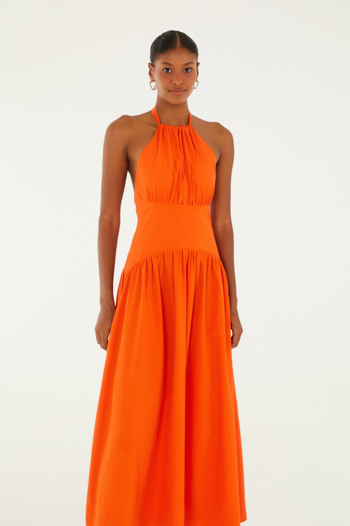 Vestido Halter Midi