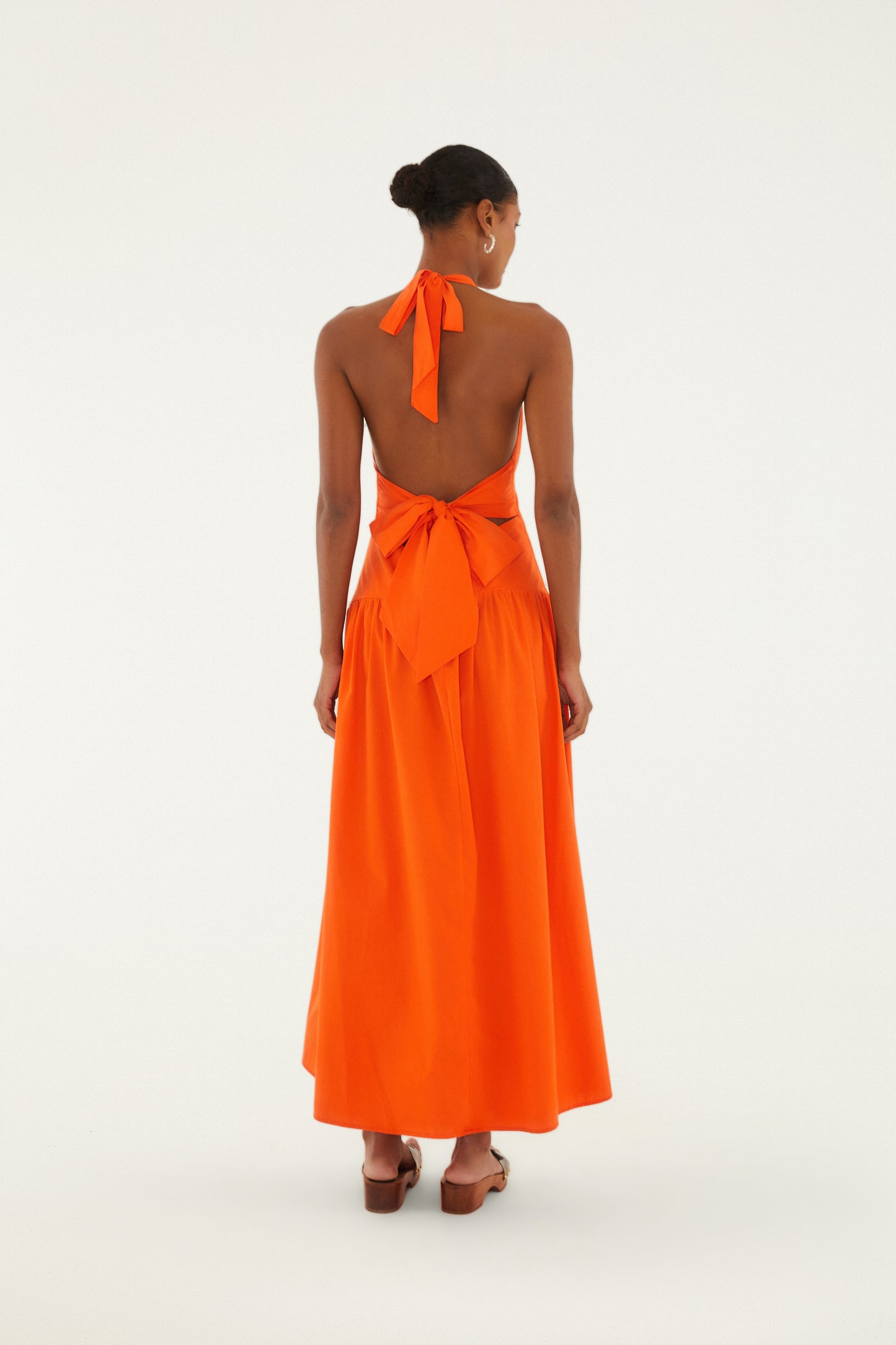 Vestido Halter Midi