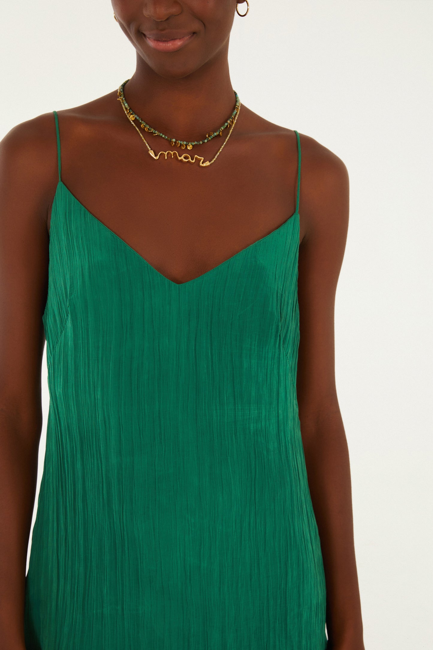 Vestido Plisado Midi