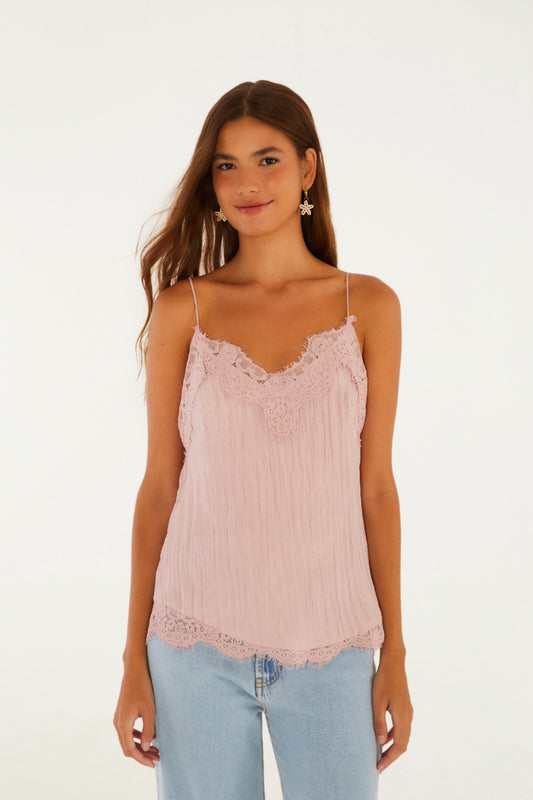 Blusa Tirantes Encaje