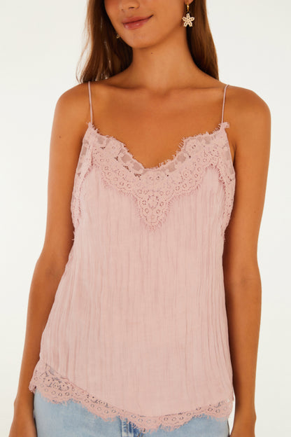Blusa Tirantes Encaje