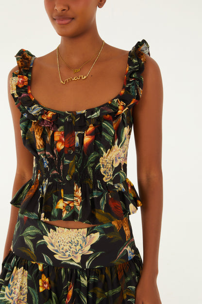 Blusa Estampada Fauna Noturna