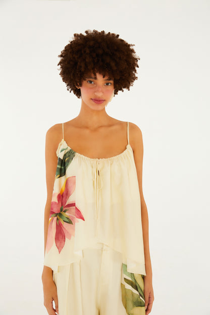 Blusa Estampada Chita Pintada