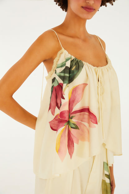 Blusa Estampada Chita Pintada