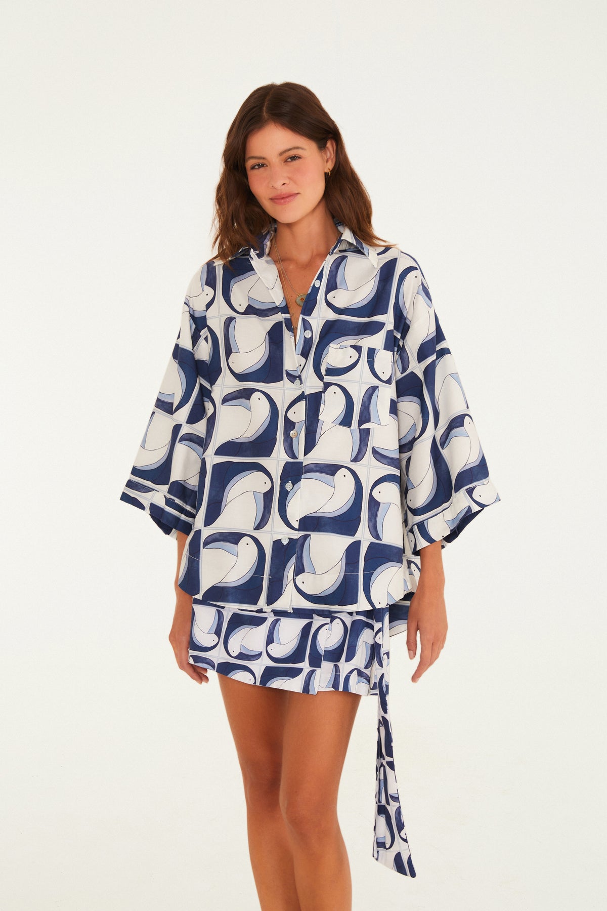 Camisa Estampada Tuca Tropical