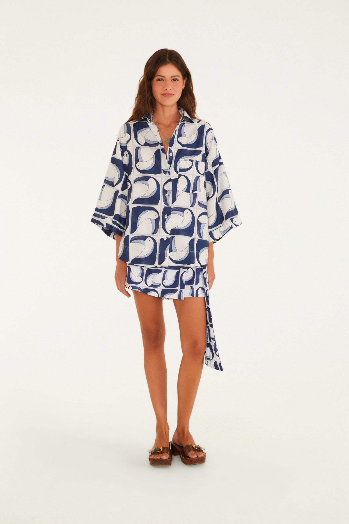 Camisa Estampada Tuca Tropical