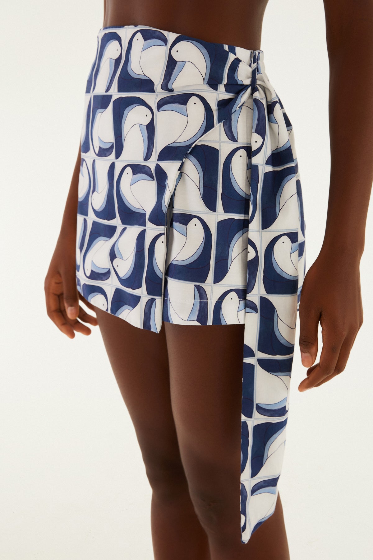Short Falda Estampado Tuca Tropical