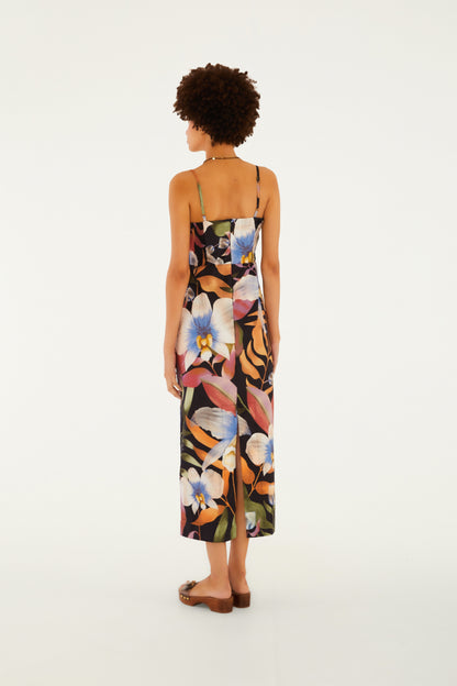 Vestido Estampado Vento de Flor