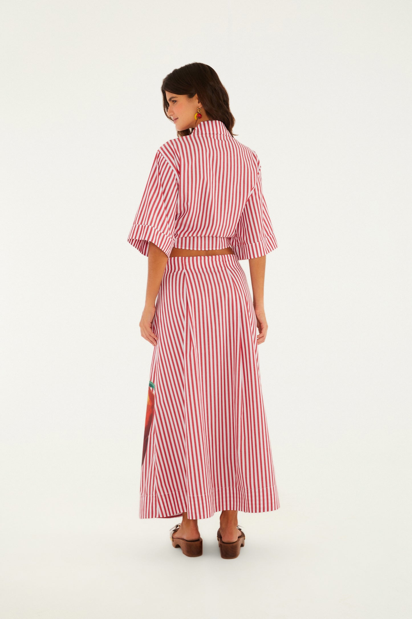 Falda Estampada Maxi Tomates