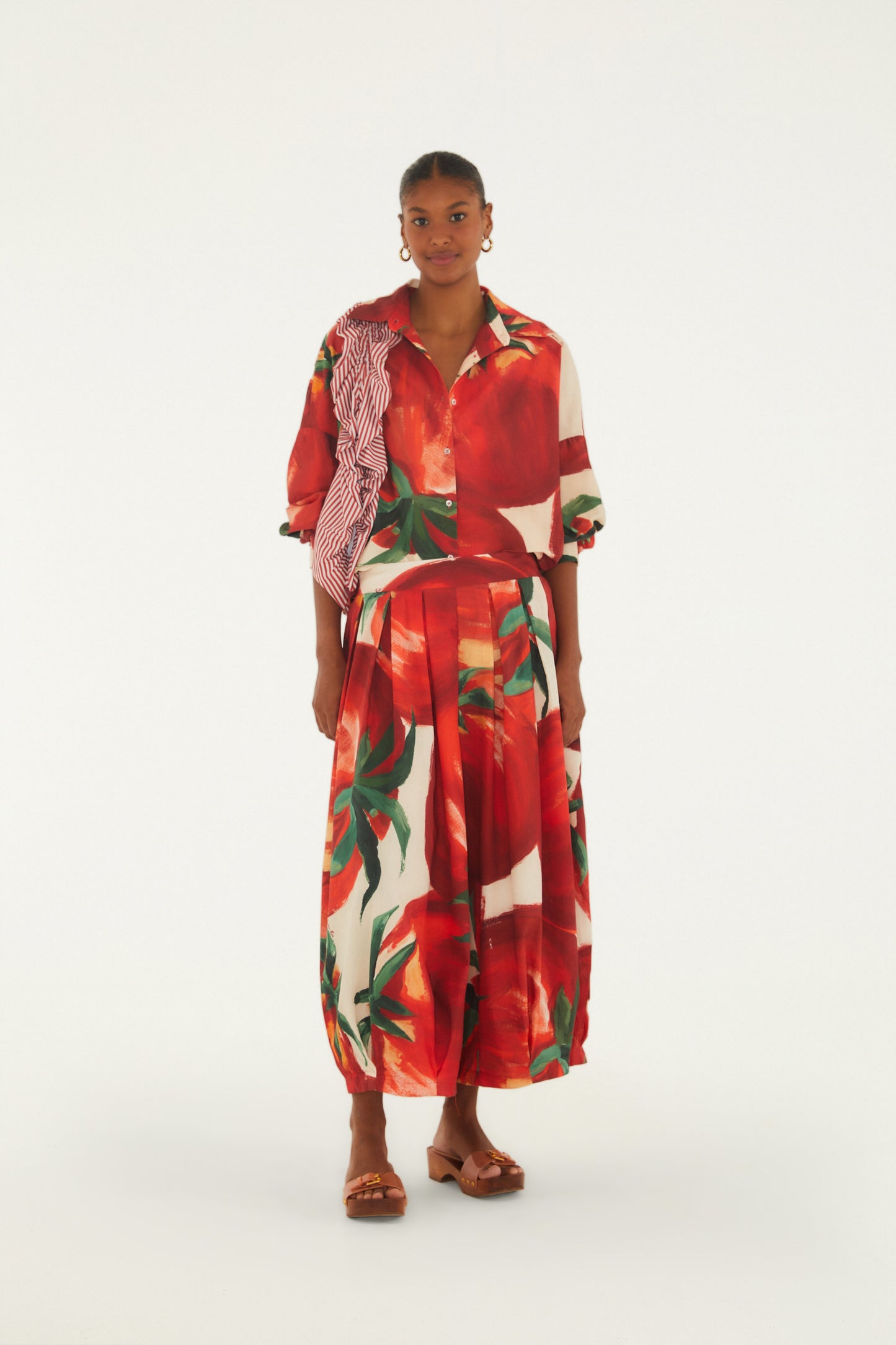 Camisa Estampada Maxi Tomates