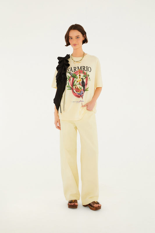 Pantalón Sarga Cintura Baja Leni