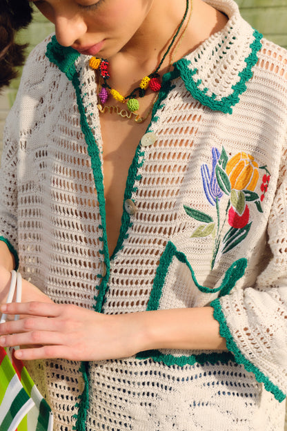Camisa Tricot Feira de Legumes