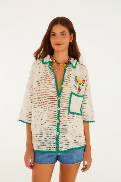 Camisa Tricot Feira de Legumes