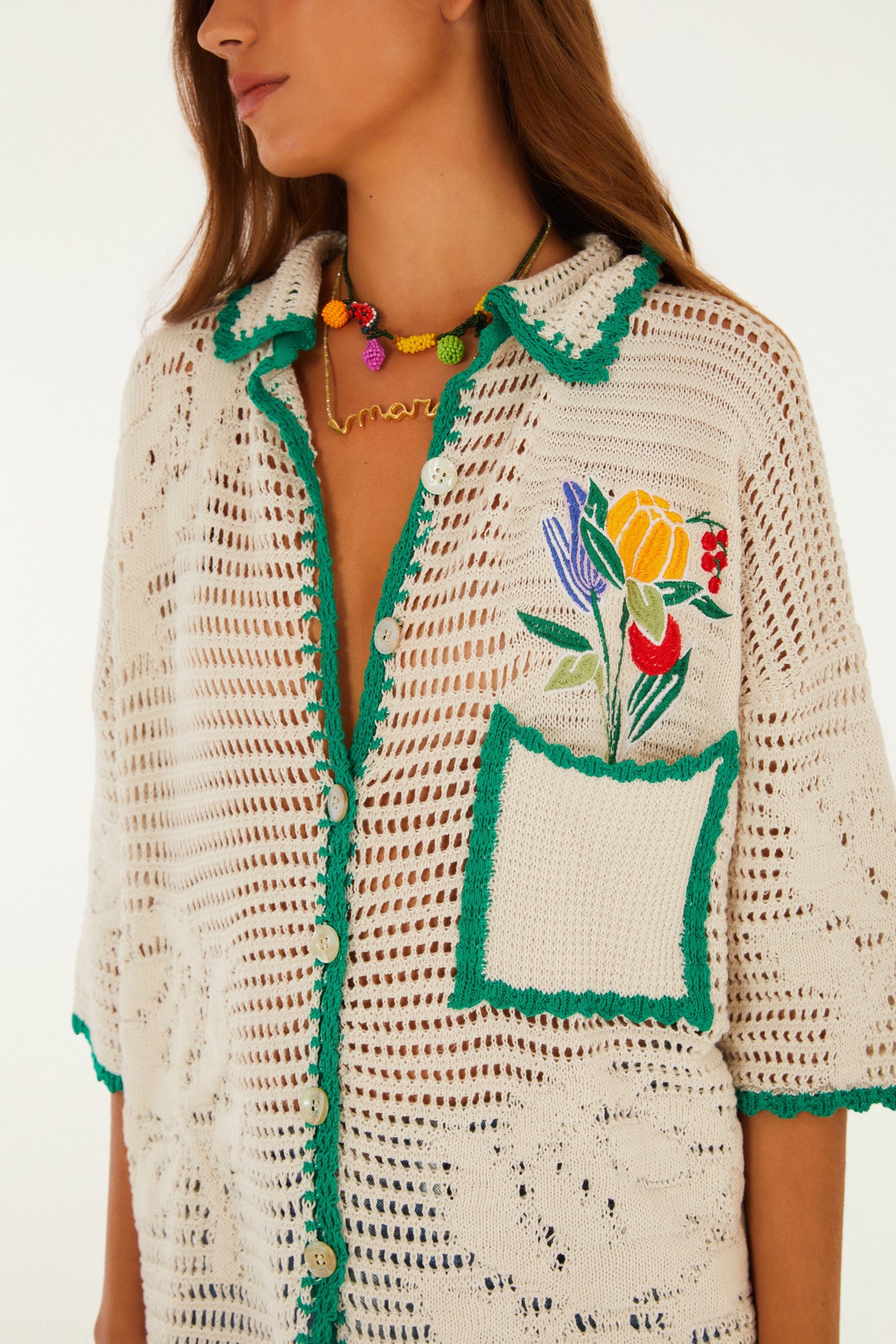 Camisa Tricot Feira de Legumes