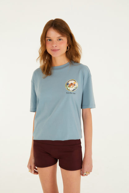 T-Shirt Media Ganso Farm Rio