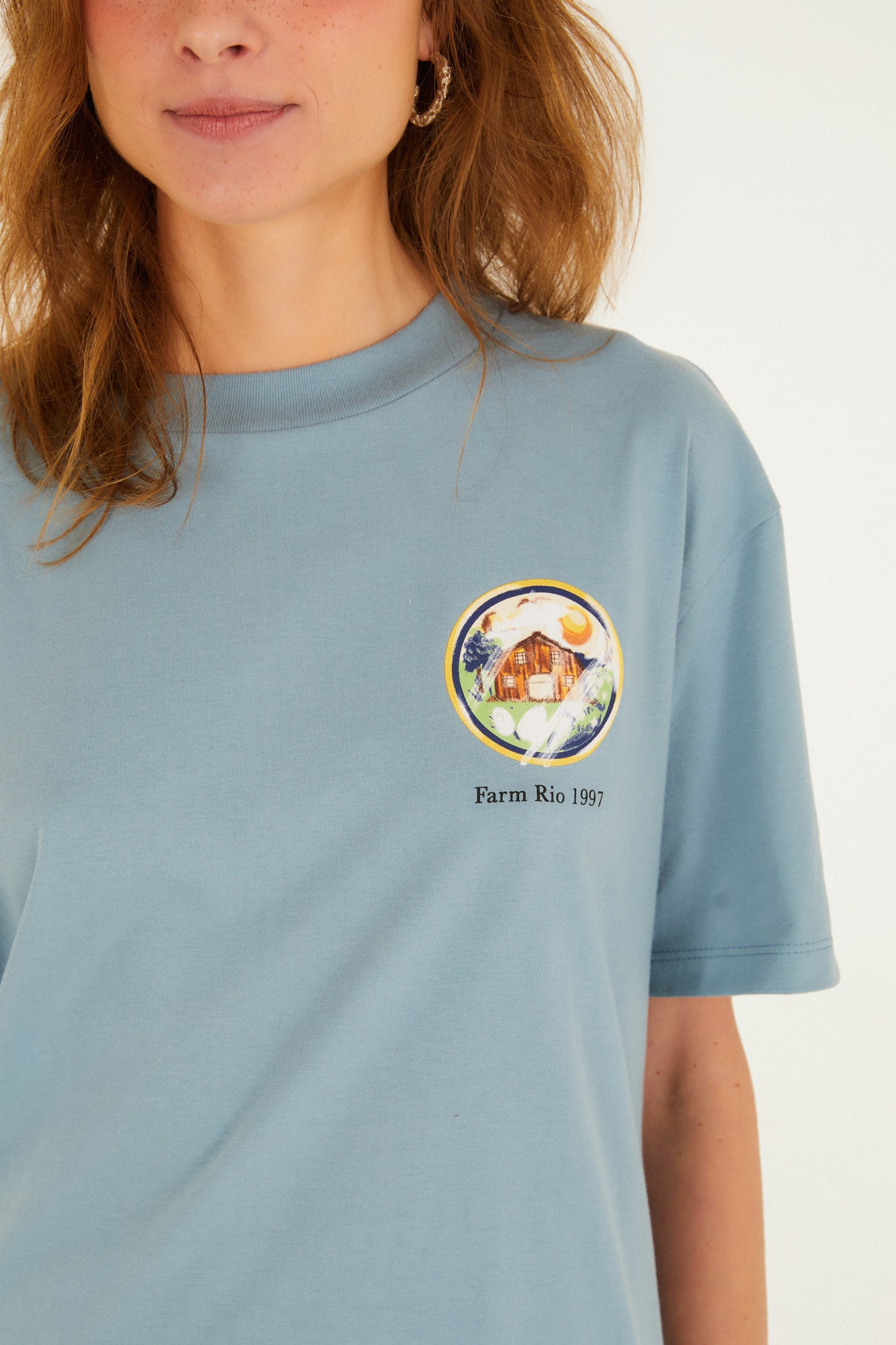 T-Shirt Media Ganso Farm Rio