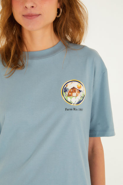 T-Shirt Media Ganso Farm Rio