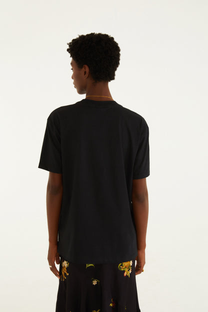 T-Shirt Media Bonde Lotado Preta