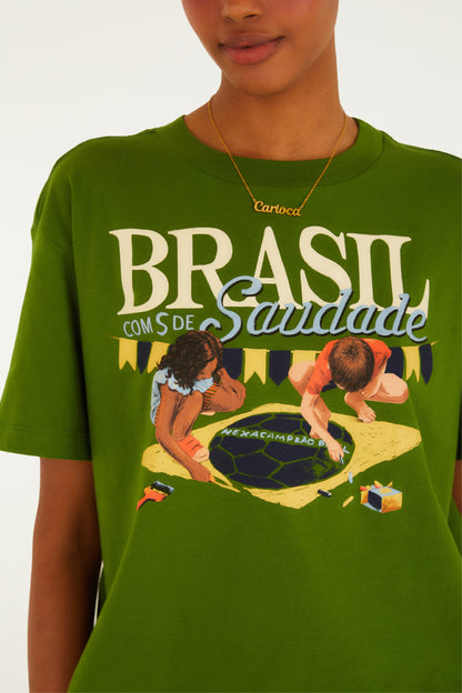 T-Shirt Media Brasil Saudade