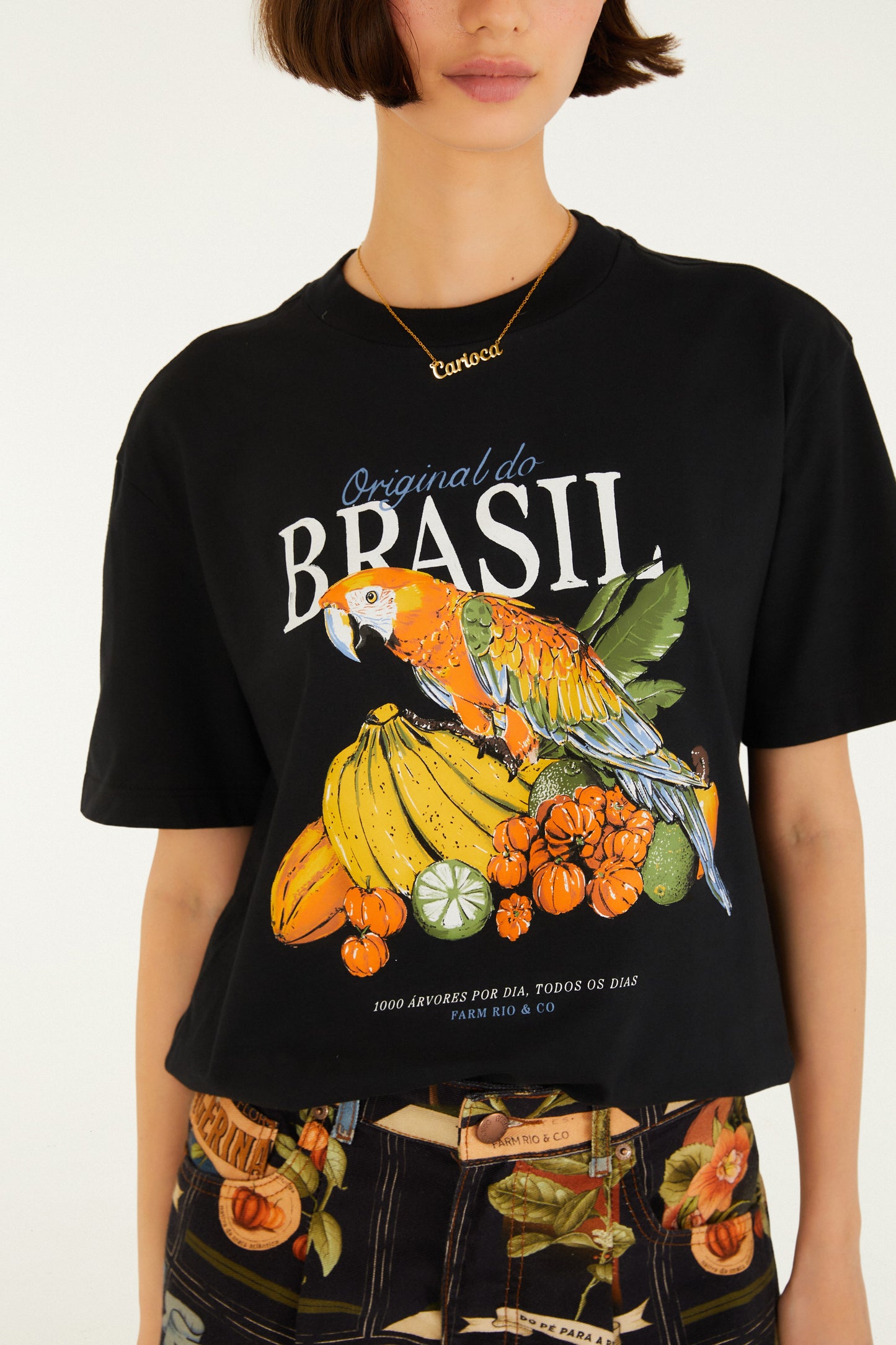 T-Shirt Media Original Do Brasil Preto
