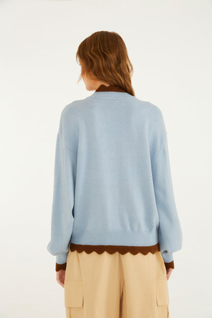 Abrigo Tricot Burro Quando Foge