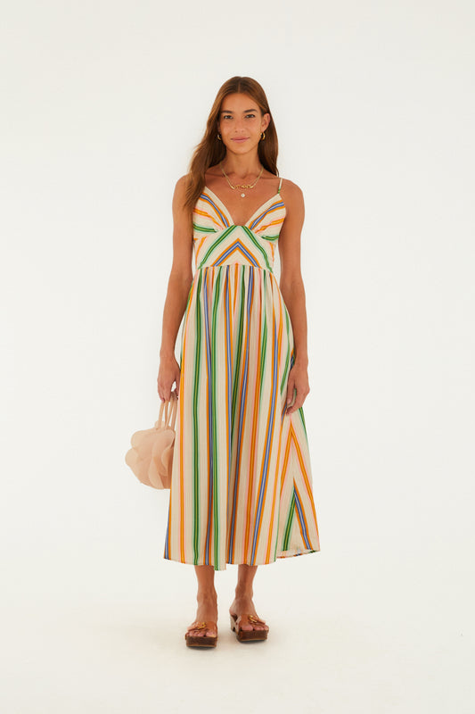 Vestido Largo Tirantes Listra Tropique