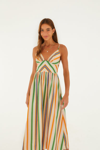 Vestido Largo Tirantes Listra Tropique