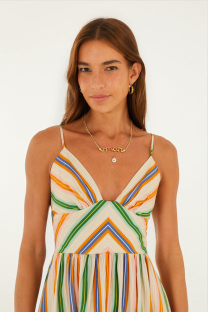 Vestido Largo Tirantes Listra Tropique