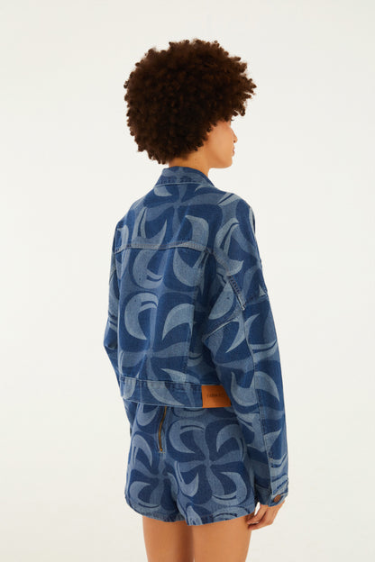 Chaqueta Jeans Láser Tuca Tropical