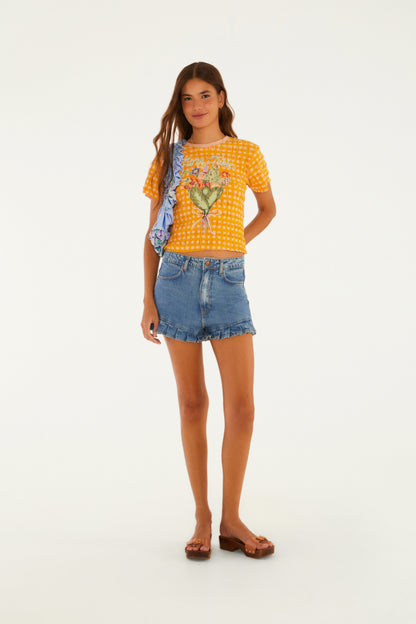 Short Jeans Volantes