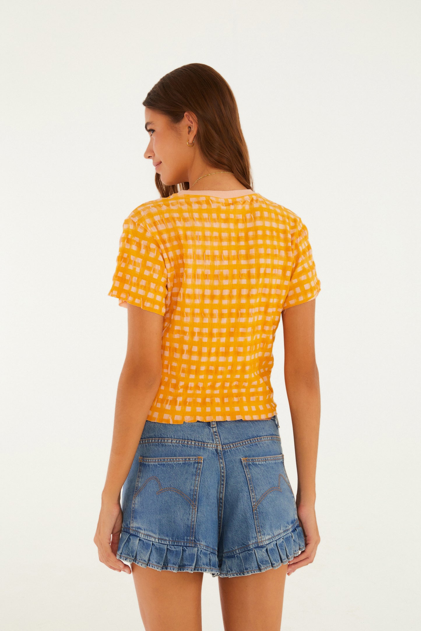 Short Jeans Volantes