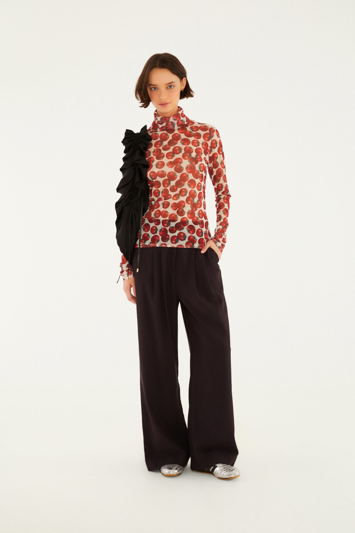 Pantalón Pinzas Negro