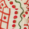 Vestido Corto Cruzado Estampado Lenço Tomatinho