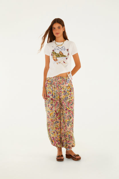 Camiseta Baby Look Carta de Amor