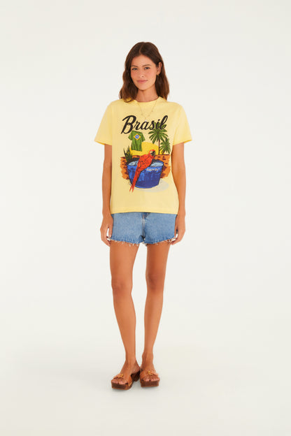 Camiseta Fit Arara Brasil