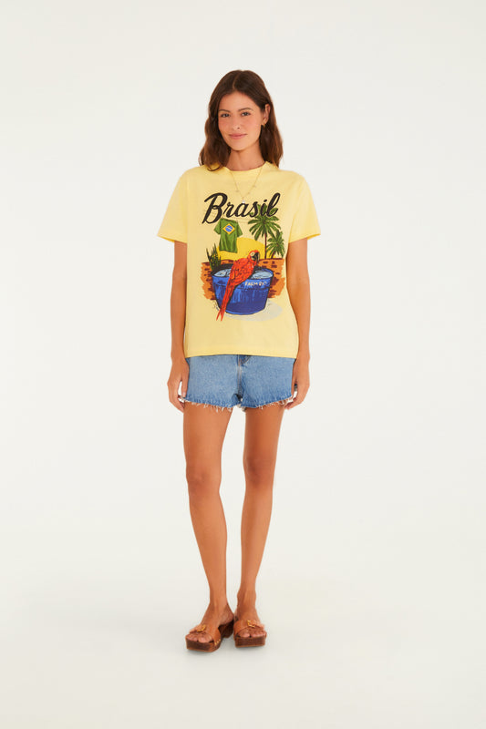 Camiseta Fit Arara Brasil