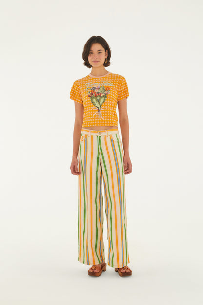 Pantalon Faver Sarga Listra Tropique