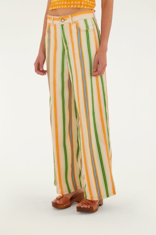 Pantalon Faver Sarga Listra Tropique